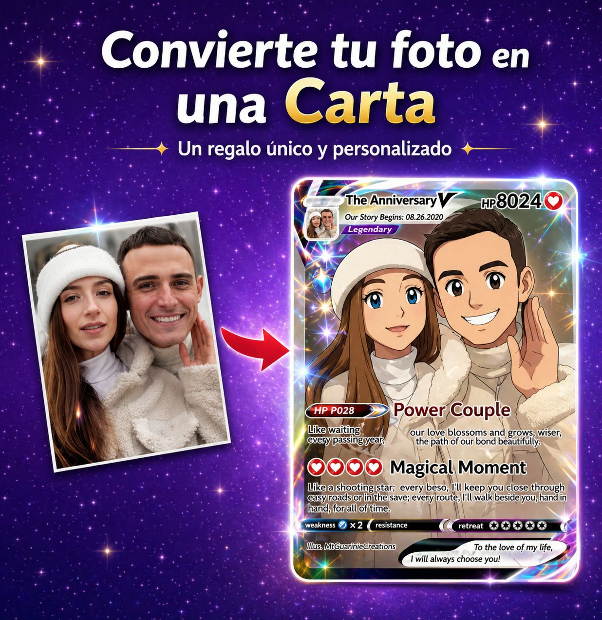 Convierte tu Historia en una Carta Unica