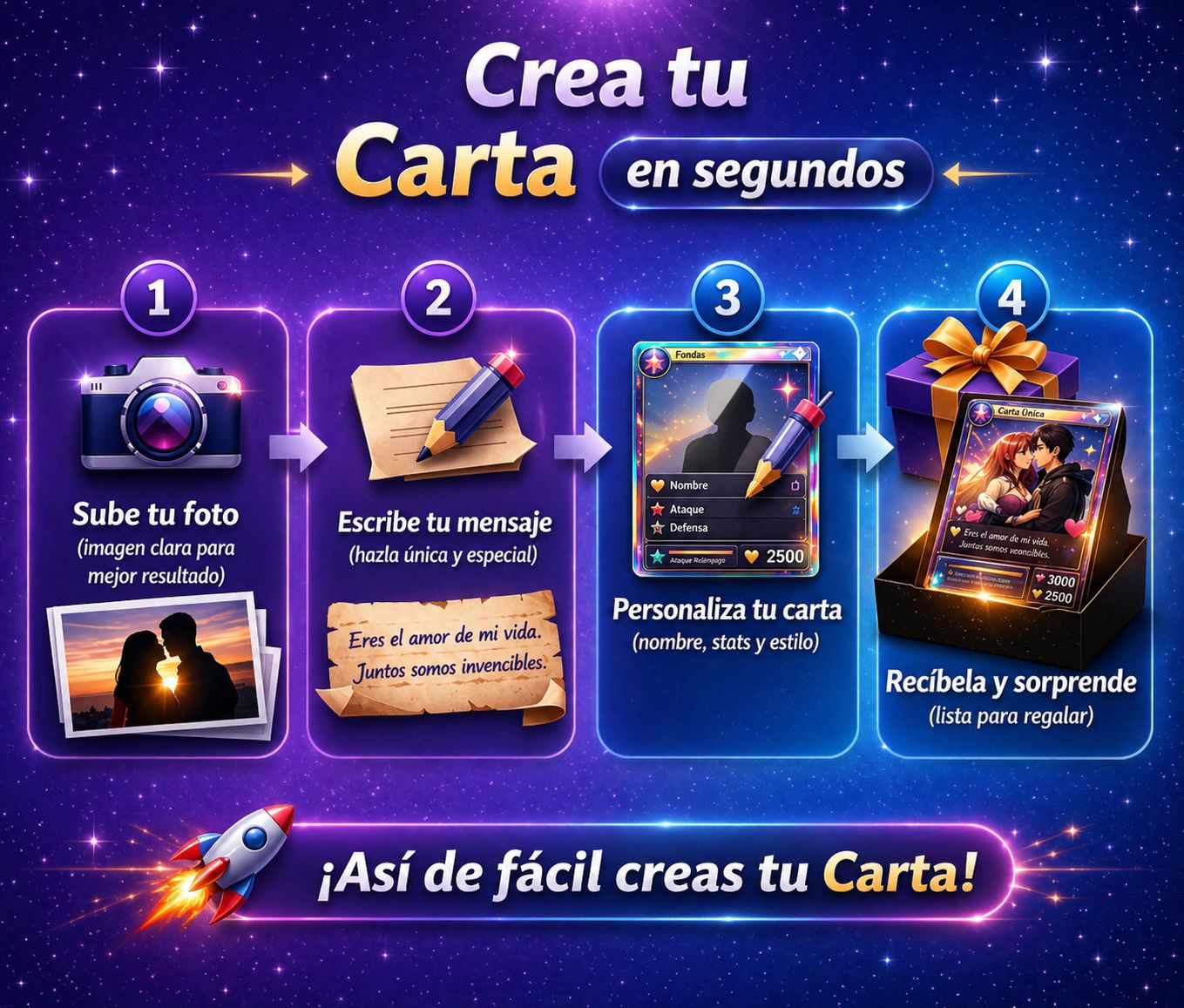 Convierte tu Historia en una Carta Unica